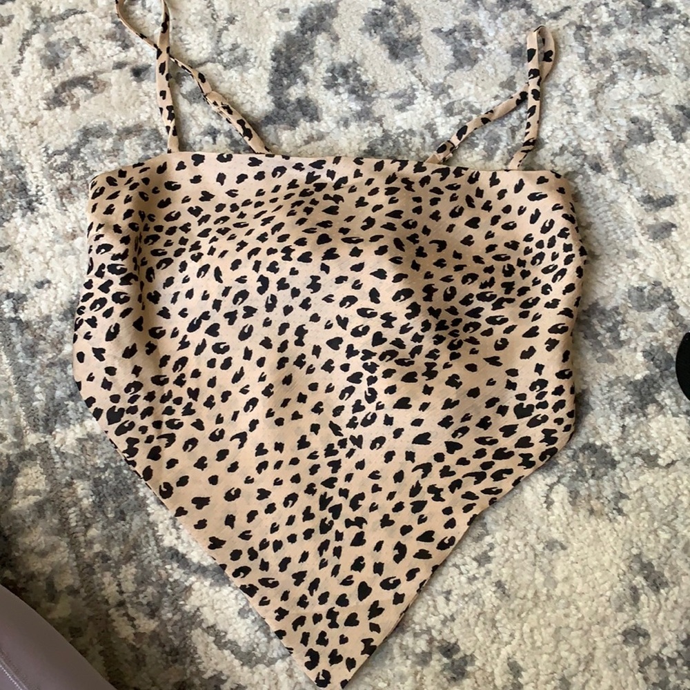 Princess Polly leopard Bandana top